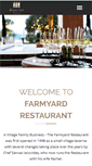 Mobile Screenshot of farmyard-restaurant.com